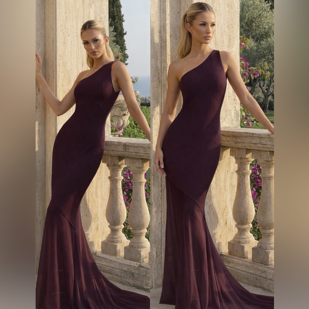 BABYBOO FABLE GOWN - PLUM Size XS